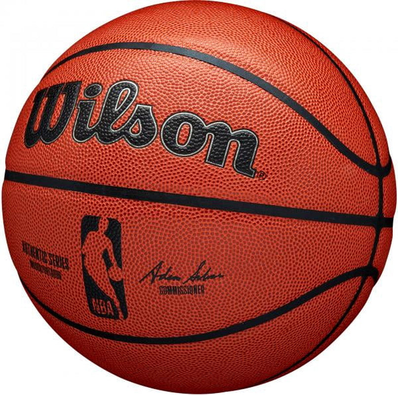 Nba Authentic Indoor/Outdoor Basketball, Brown, 29.5 In.