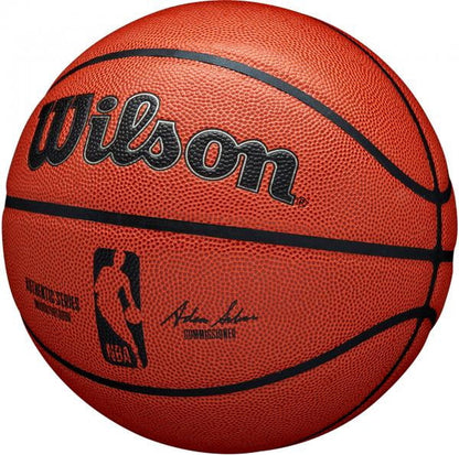 Nba Authentic Indoor/Outdoor Basketball, Brown, 29.5 In.
